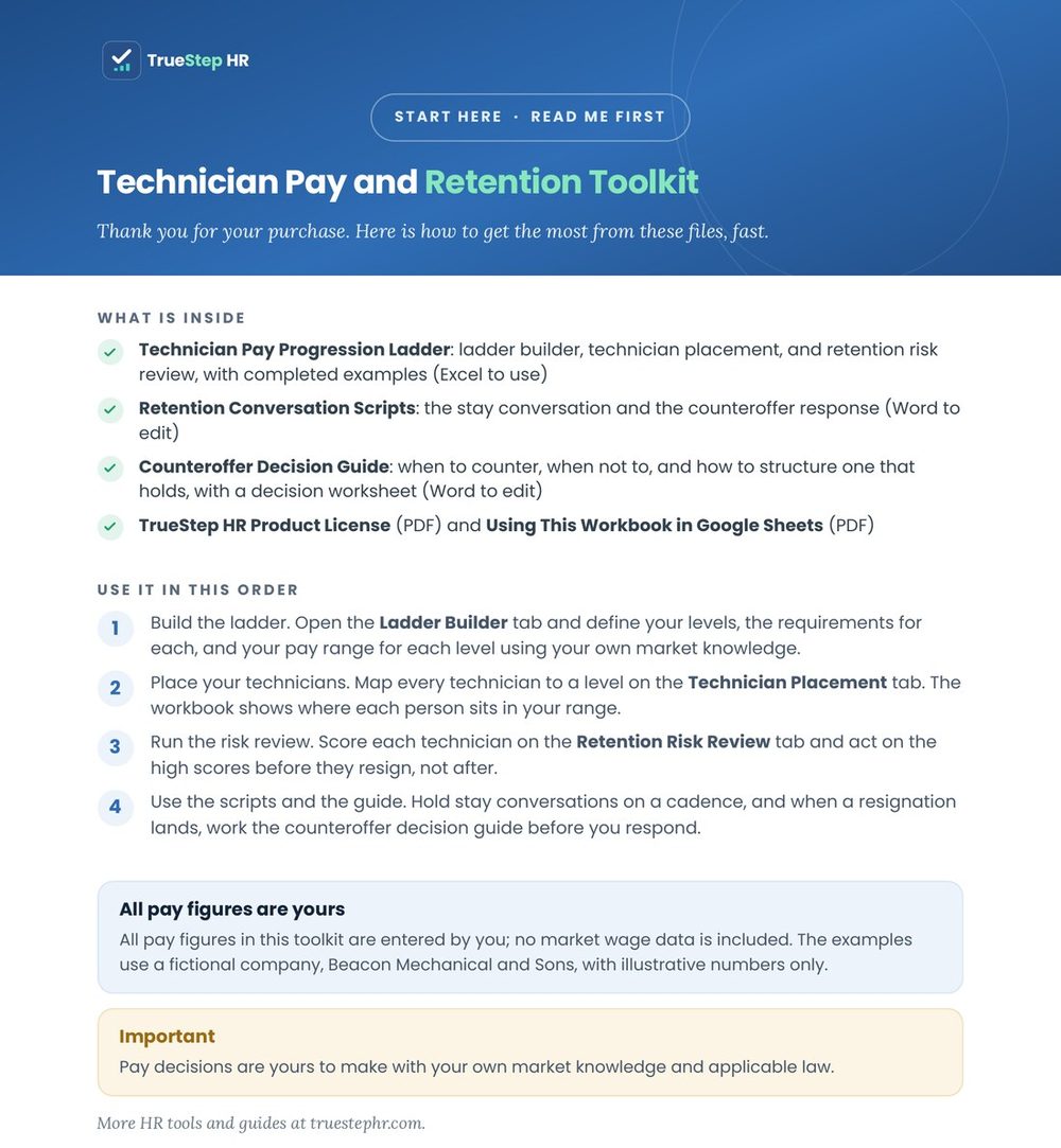 Preview of the Technician Pay and Retention Toolkit