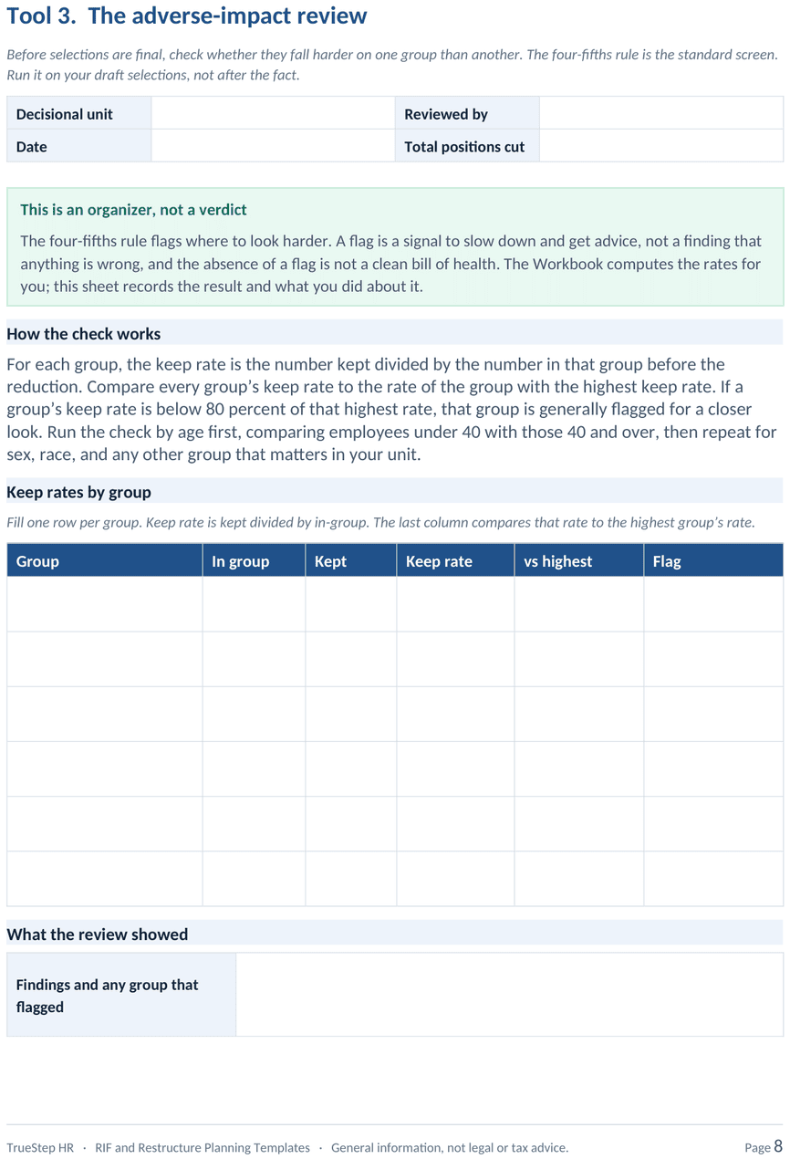 Templates document page